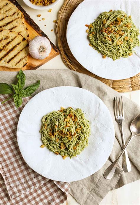 pecan-pesto-with-garlicky-breadcrumbs-the-pasta-shoppe image