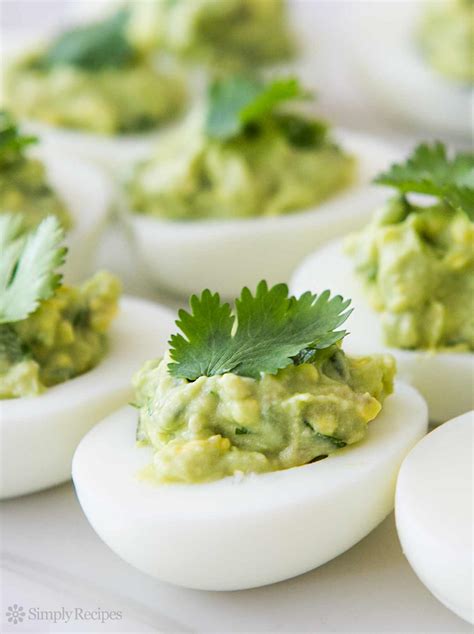 avocado-deviled-eggs-recipe-simply image