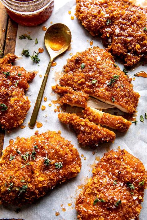 baked-crunchy-hot-honey-chicken-half-baked-harvest image