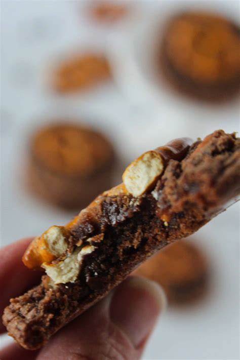 loaded-brownie-pretzel-cookies-recipe-practically image
