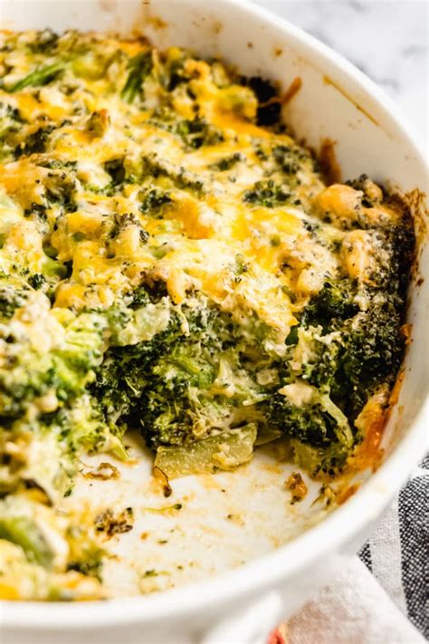 keto-broccoli-cheese-casserole-green-and-keto image
