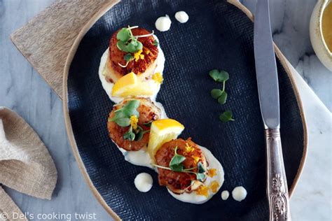pan-seared-scallops-with-orange-ginger-sauce-dels image