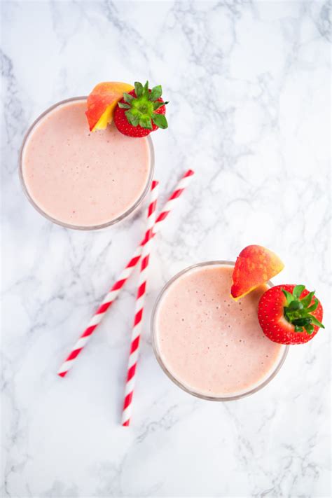 strawberry-banana-peach-smoothie-spoonful-of-kindness image