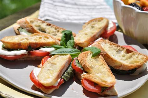 tomato-and-cheese-baguette-toast-heinens-grocery image
