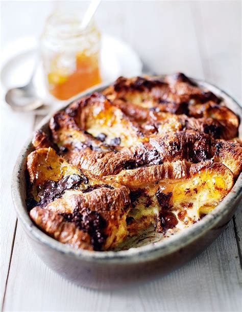 croissant-bread-and-butter-pudding-recipe-delicious image