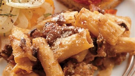 baked-rigatoni-with-sausage-and-mushrooms image