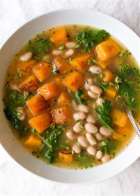 tuscan-white-bean-and-butternut-squash-soup-fork image