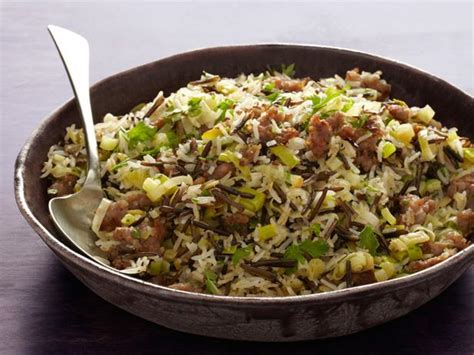 wild-rice-and-basmati-pilaf-with-sausage-food-network image