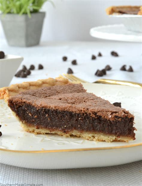 old-fashioned-chocolate-fudge-pie-southern-made-simple image
