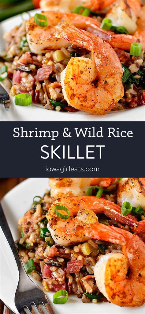 shrimp-and-wild-rice-skillet-iowa-girl-eats image