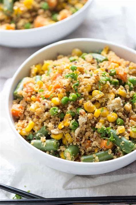 quinoa-fried-rice-recipe-10-minute-dinner-idea image