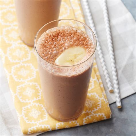 almond-chocolate-banana-smoothies image