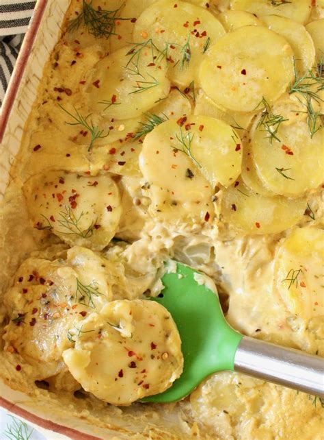best-vegan-scalloped-potatoes-recipe-video-veggie image