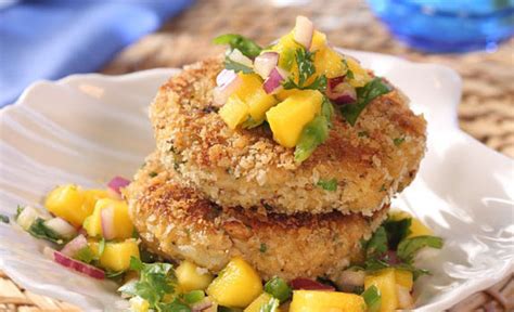 crab-cakes-with-mango-salsa-better-than-bouillon image