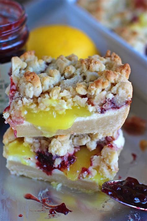 lingonberry-bars-with-lemon-curd-sweet-and-savory image