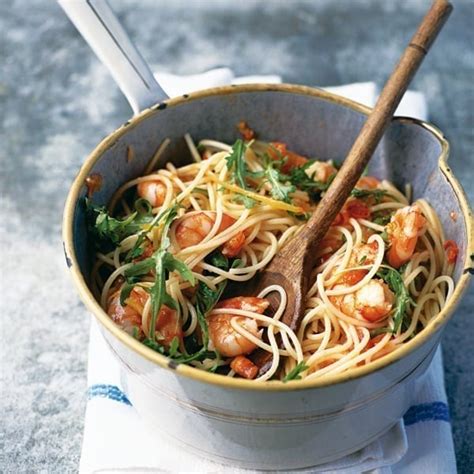 spaghetti-with-prawns-and-chilli-recipe-delicious image