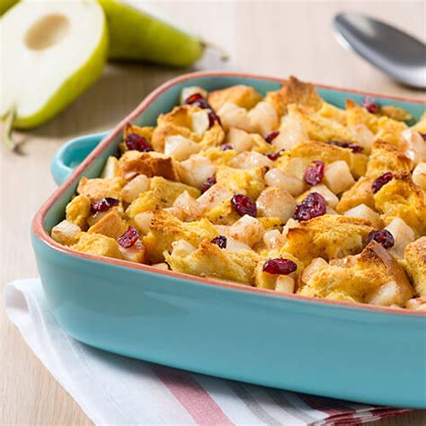 pear-cranberry-bread-pudding-usa-pears image