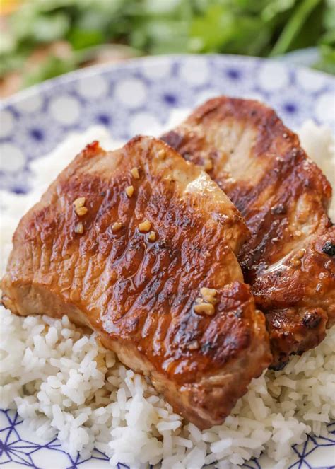 easy-teriyaki-pork-chops-homemade-sauce-lil-luna image