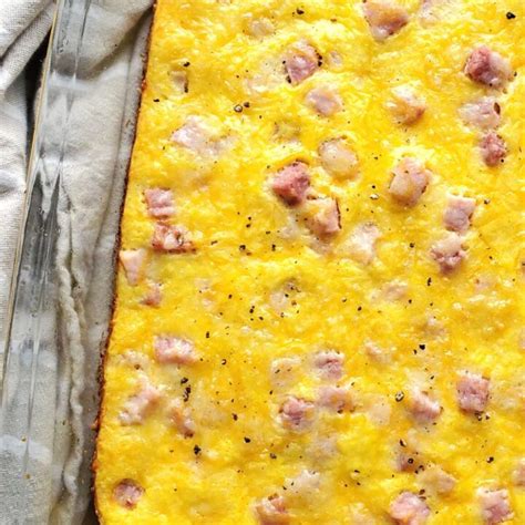 easy-ham-egg-and-cheese-casserole-everyday image