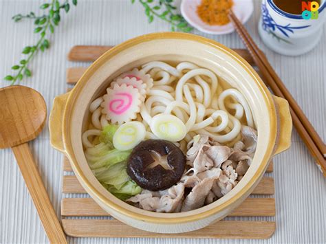 udon-noodle-soup-with-pork-nabeyaki-udon image