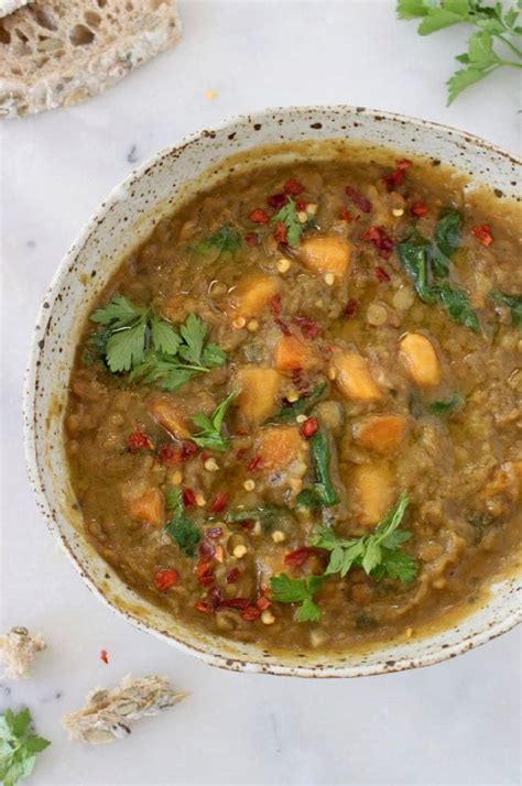 sweet-potato-lentil-stew-recipe-veggie-society image