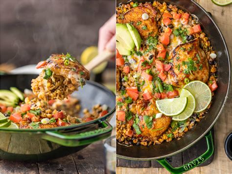 one-pan-cheesy-bbq-ranch-chicken-skillet image