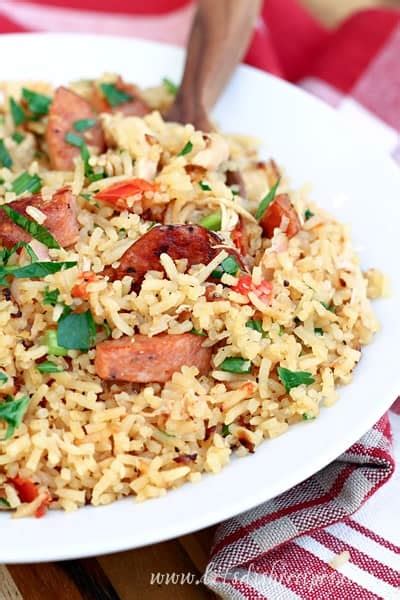 rice-cooker-chicken-and-sausage-jambalaya-lets-dish image