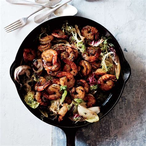buttery-cast-iron-shrimp-with-winter-salad-recipe-jj image