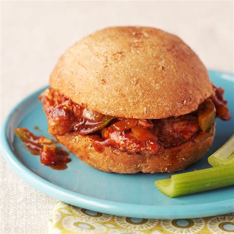 barbecued-pork-sandwiches-recipe-eatingwell image