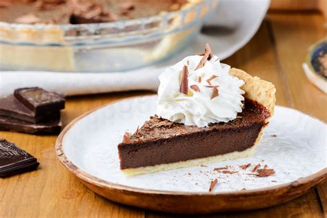 southern-chocolate-chess-pie-recipe-the-spruce-eats image