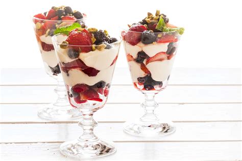 ricotta-and-summer-berry-parfaits-recipe-simply image