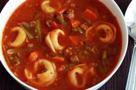 tortellini-minestrone-soup-the-daring-gourmet image
