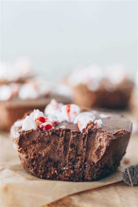 no-bake-chocolate-peppermint-tarts-healthienut image