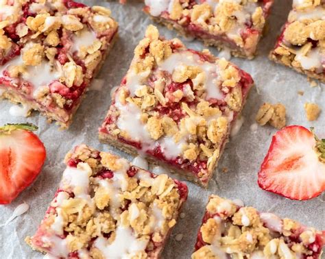 healthy-strawberry-oatmeal-bars-recipe-well-plated-by image