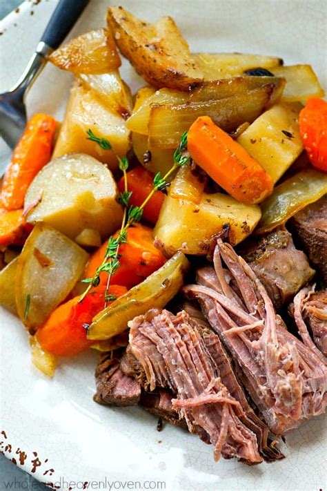 balsamic-pot-roast-with-caramelized-onions-potatoes image