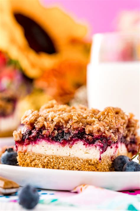 best-ever-blueberry-cheesecake-bars-recipe-sugar image