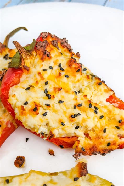 baked-bell-peppers-stuffed-with-cream-cheese-go-cook-yummy image