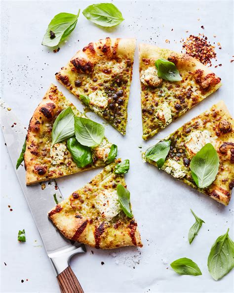 roasted-garlic-goat-cheese-pizza-better-homes-gardens image