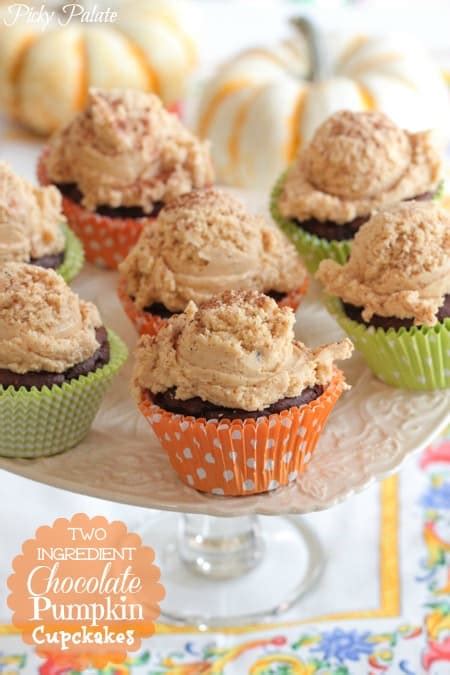 two-ingredient-chocolate-pumpkin-cupcakes-the-picky image