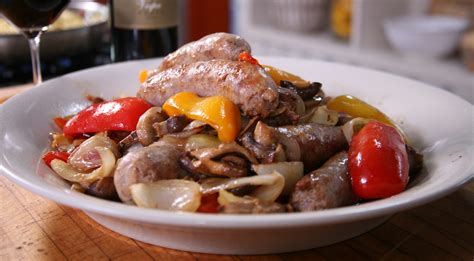 sausage-and-peppers-lidia image