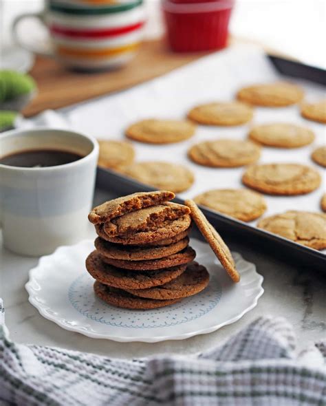 classic-chewy-gingersnap-ginger-molasses-cookies image