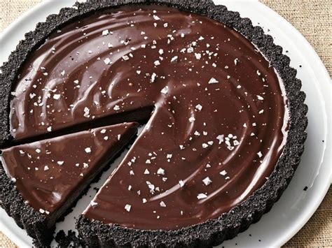 dark-chocolate-tart-recipe-ina-garten-food-network image