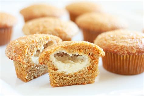 cream-cheese-filled-carrot-cake-muffins-cooking image