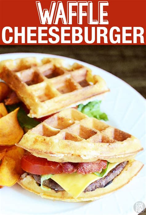waffle-cheeseburger-easy-burger-recipe-sprinkle image