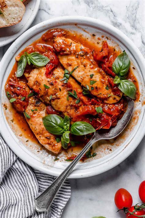 chicken-with-tomato-herb-pan-sauce-food-and-travel image