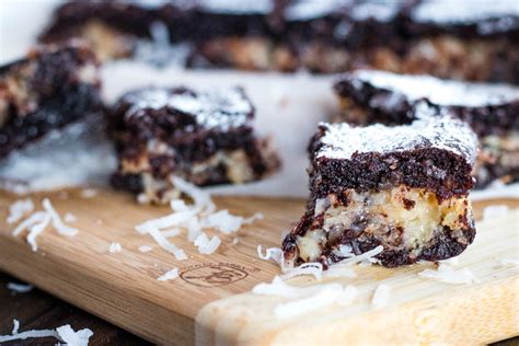 mounds-brownies-dark-chocolate-and-coconut-sweet image
