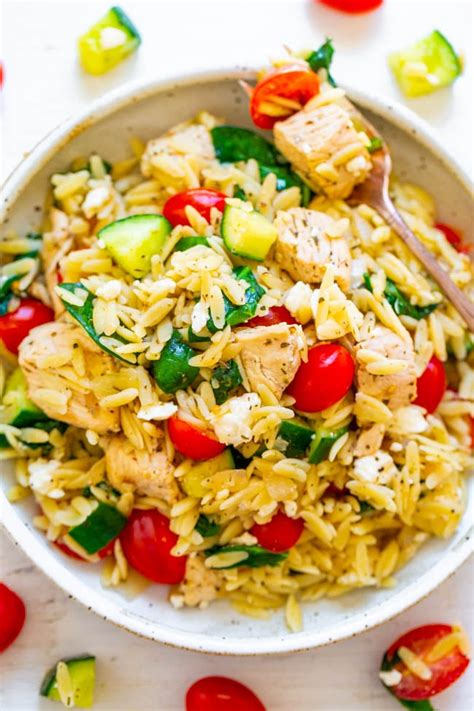 greek-lemon-chicken-and-orzo-averie-cooks image