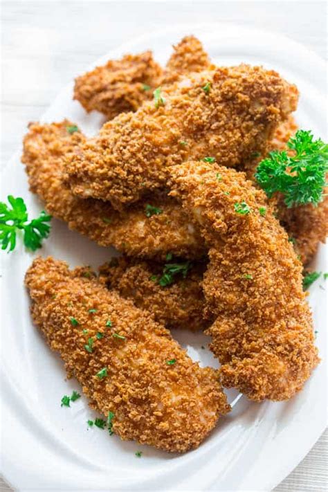 crispy-baked-chicken-tenders-healthy-seasonal image