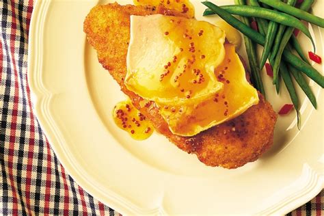 canadian-brie-topped-dijon-chicken-breasts image
