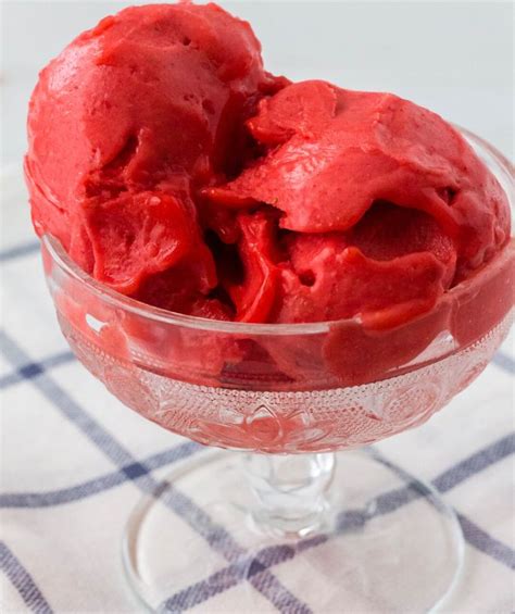 easy-ninja-creami-strawberry-sorbet-just-3-ingredients image